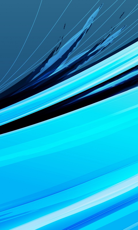 Синие и голубые линии обои