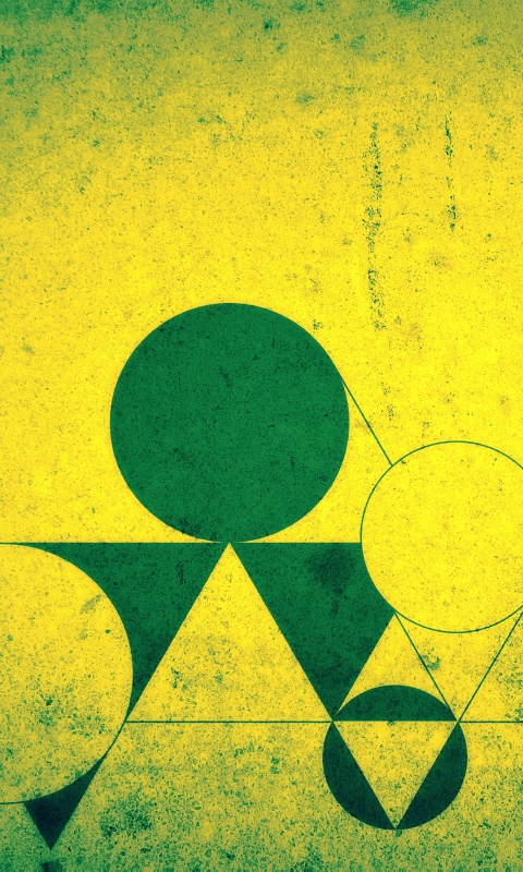 Структура из геометрических фигур обои