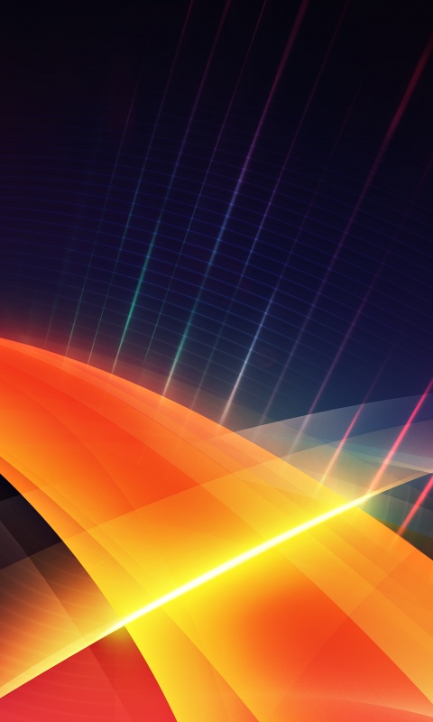 Пересекающиеся оранжевые полосы обои