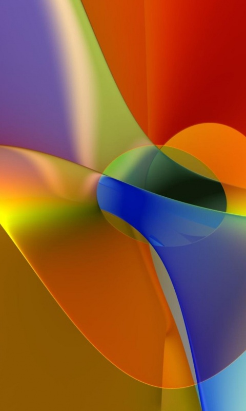 Разноцветные переплетения обои