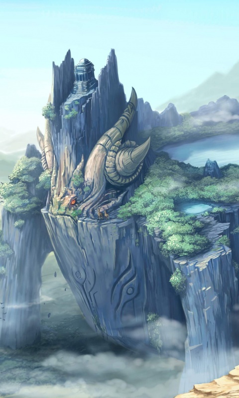 Храм на живой скале обои