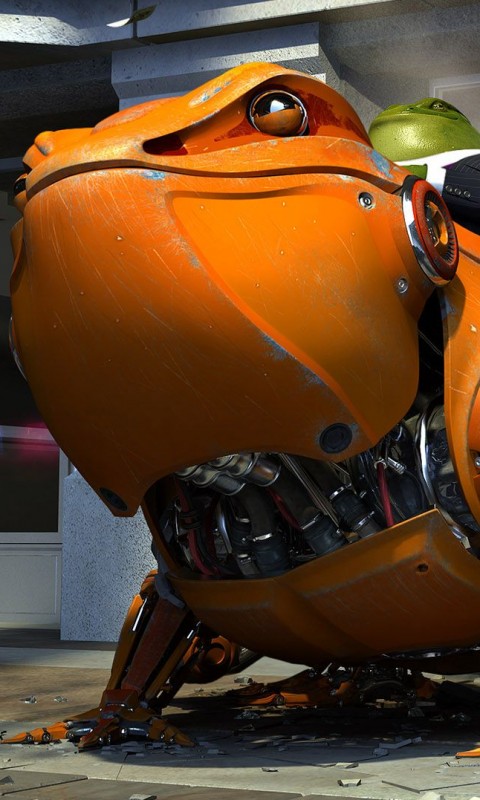 Боевой робот-жаба обои