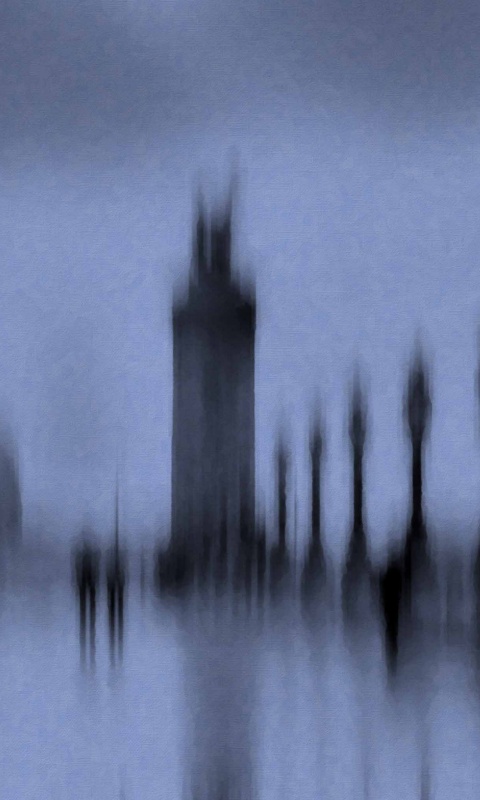 Размытый вид с моста обои