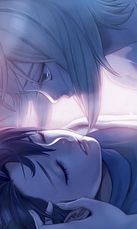 За секунду до поцелуя обои