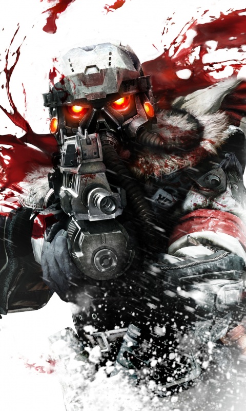 Боец в зимней форме обои