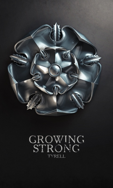 Металлический герб Тиреллов обои