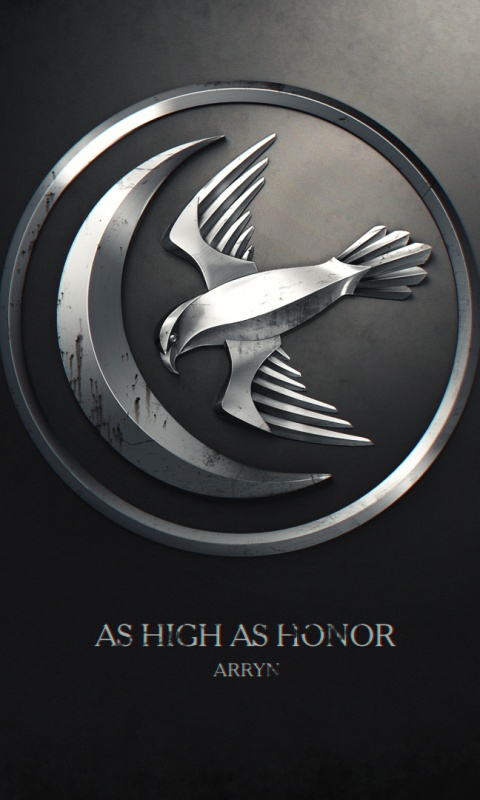 Металлический герб дома Аррен обои