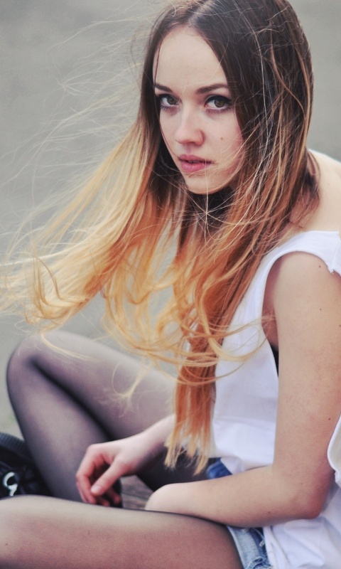 Девушка в образе модели обои