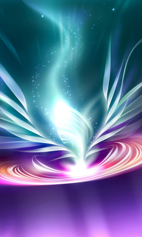 Световой вихрь обои