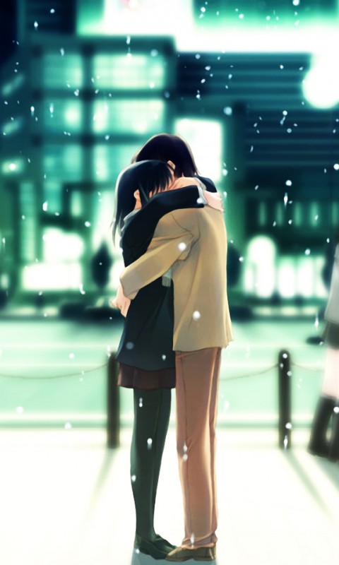 Объятия обои