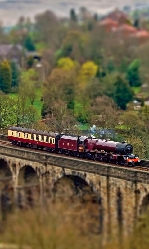 Паровой поезд обои