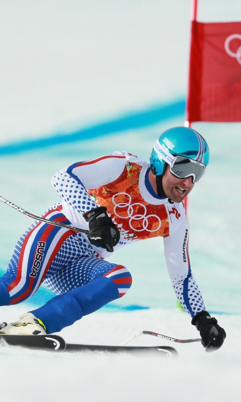 Лыжник на олимпиаде обои