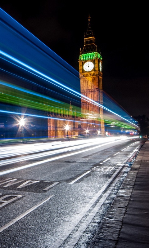 Ночной лондон обои