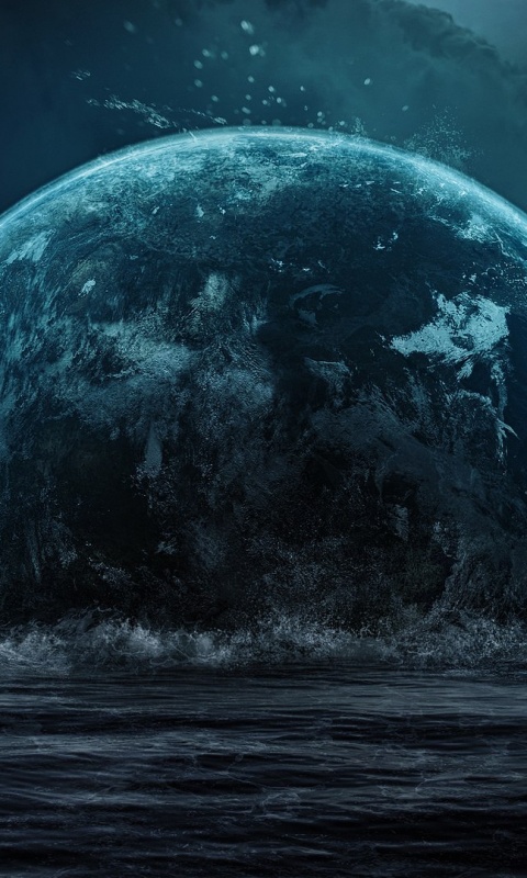 Тонущая планета обои