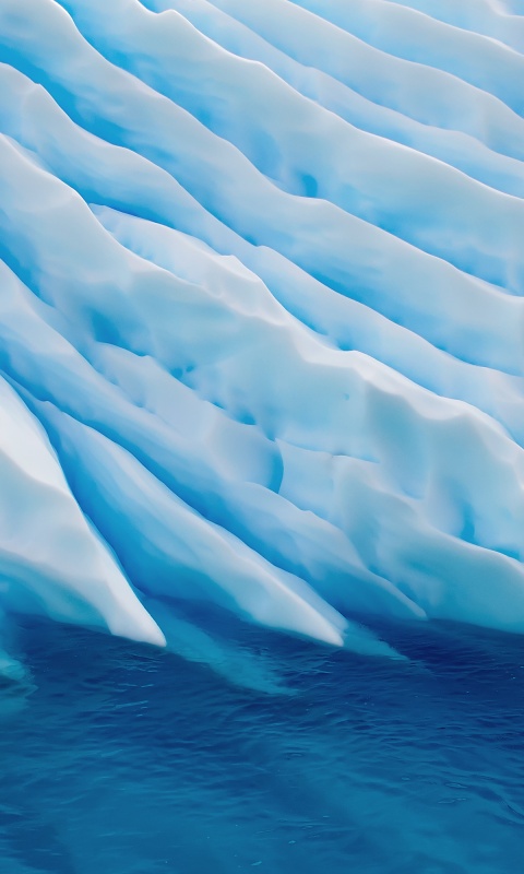 Борозды во льду обои