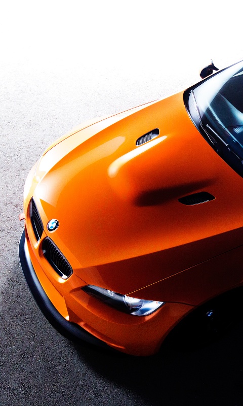 Оранжевый BMW обои