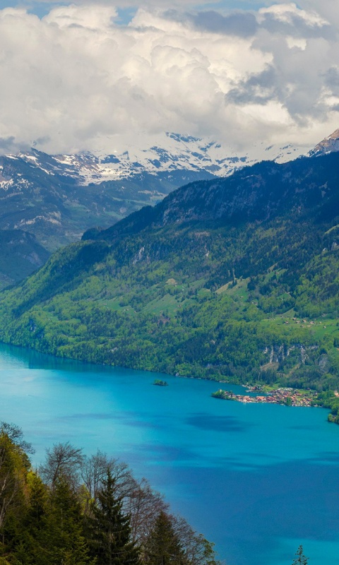 Горная река обои