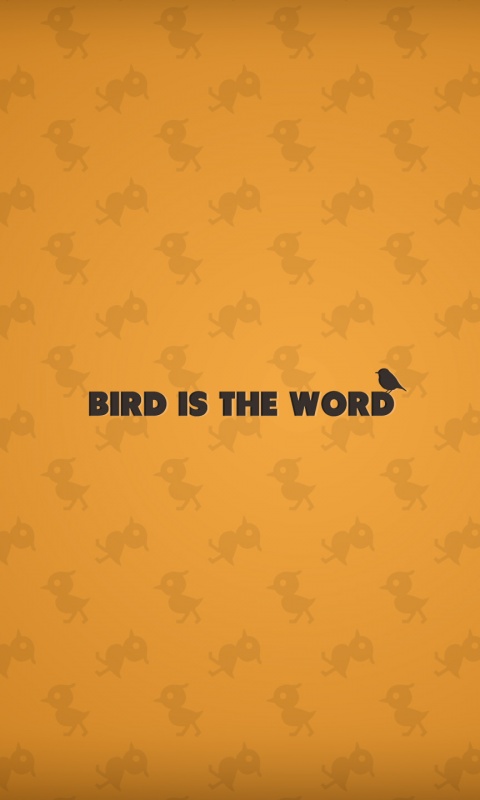 Bird is the word обои