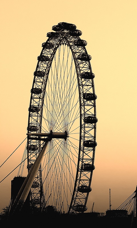 Силуэт Лондона обои