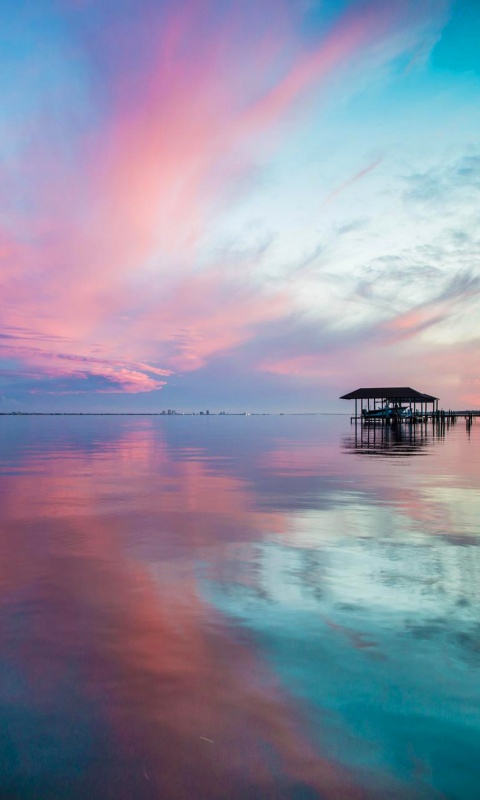 Прекрасный океанский закат обои