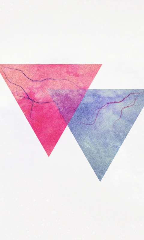 Минималистичные треугольники обои