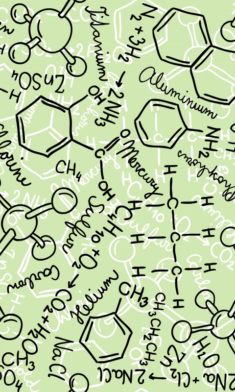 Химические формулы обои