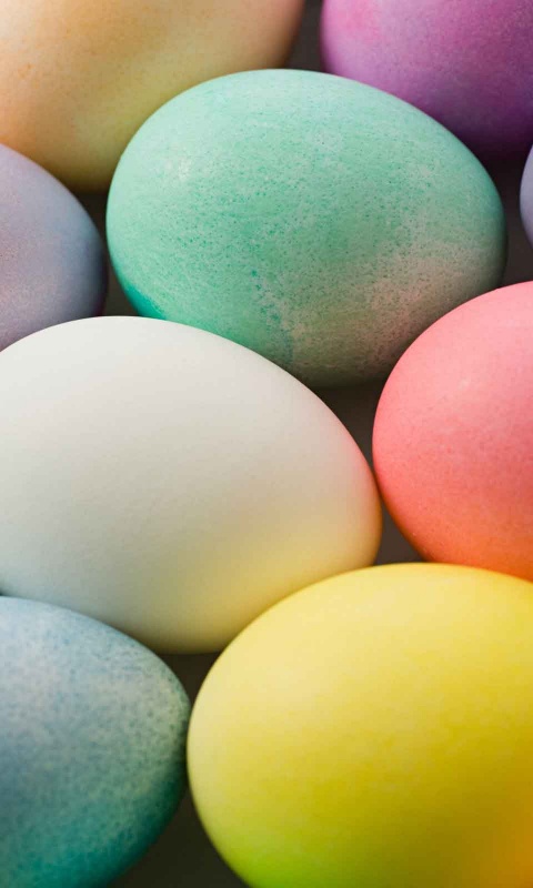 Яркие пасхальные яйца обои