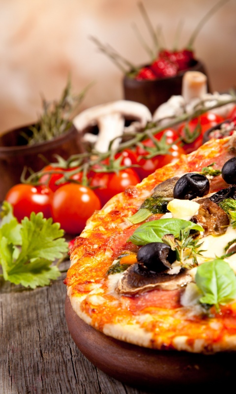 Аппетитная пицца обои
