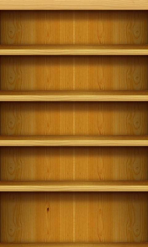 Обои в виде полок для iphone обои