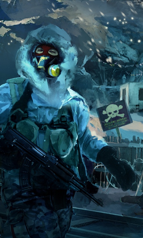 Снежно и опасно обои