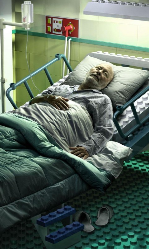 Лего больница обои