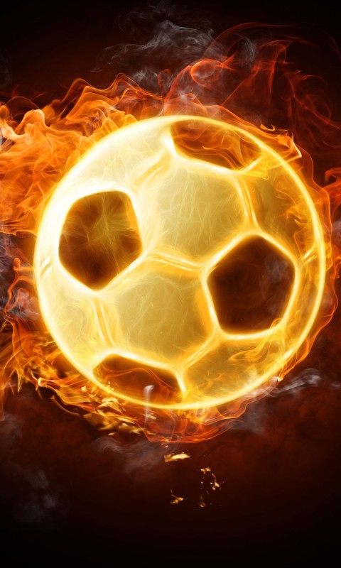 Огненный мяч обои