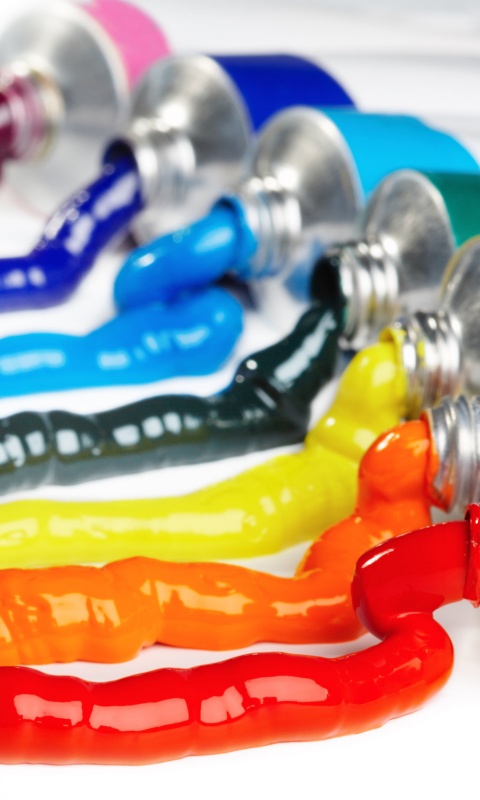 Тюбики с краской обои