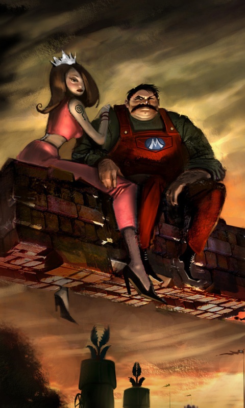 Марио - альтернативная концовка обои