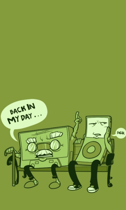 А вот в мои дни... обои