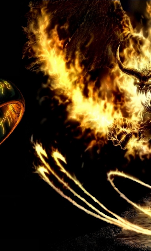 Балрог и Кольцо Всевластия обои