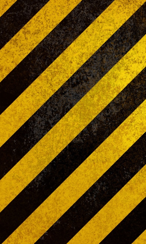 Предупреждающая черно-желтая штриховка обои