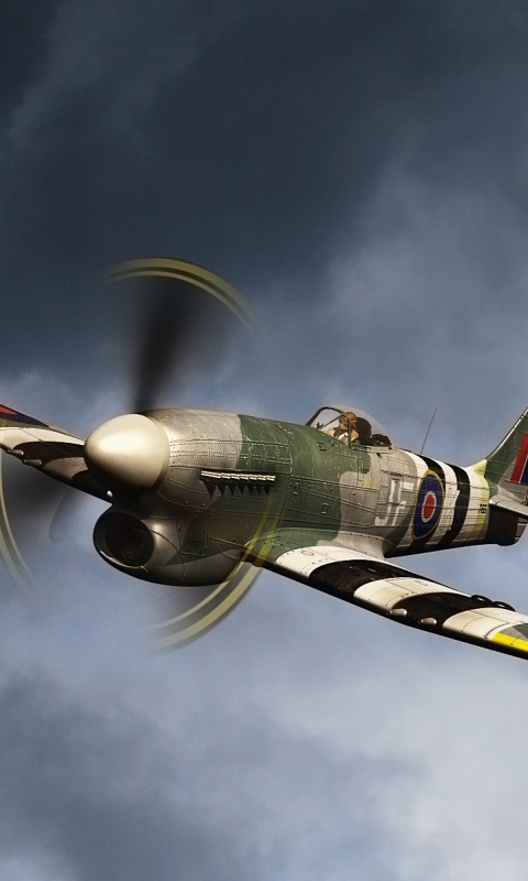 Истребитель времён Второй Мировой Войны обои
