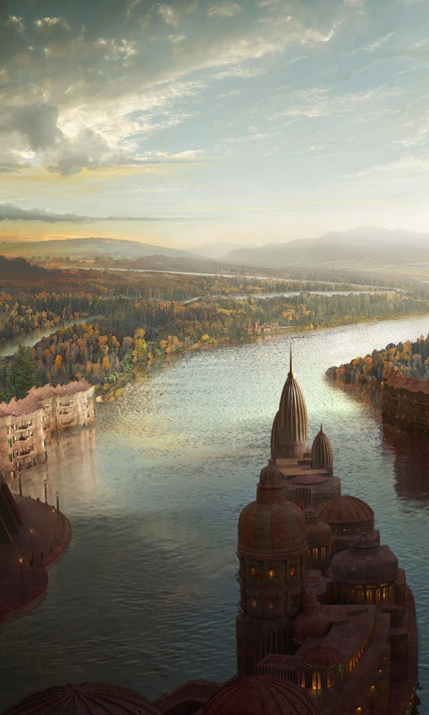 Древний город обои