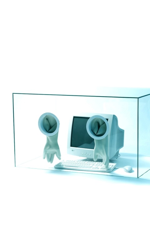 Зараженный компьютер обои