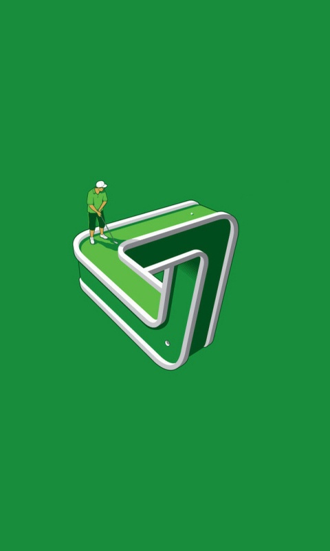 Специфический гольф обои