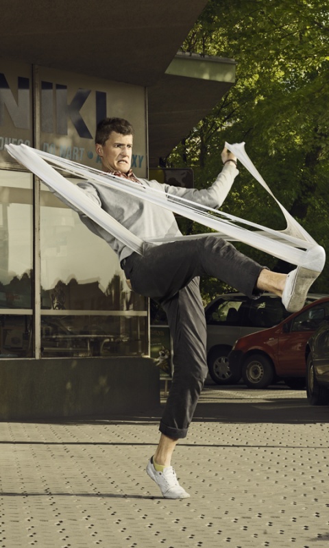 Запутавшийся в жвачке обои