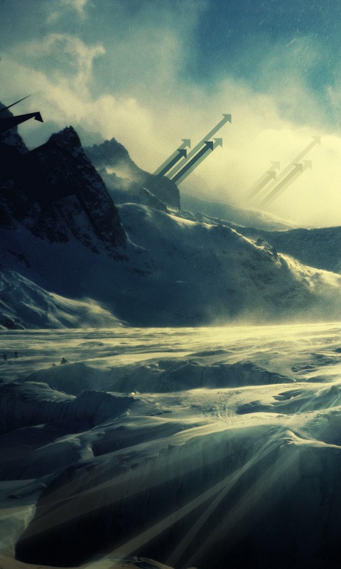 Туманные горы обои