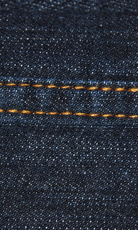 Темная джинсовая ткань со строчкой обои