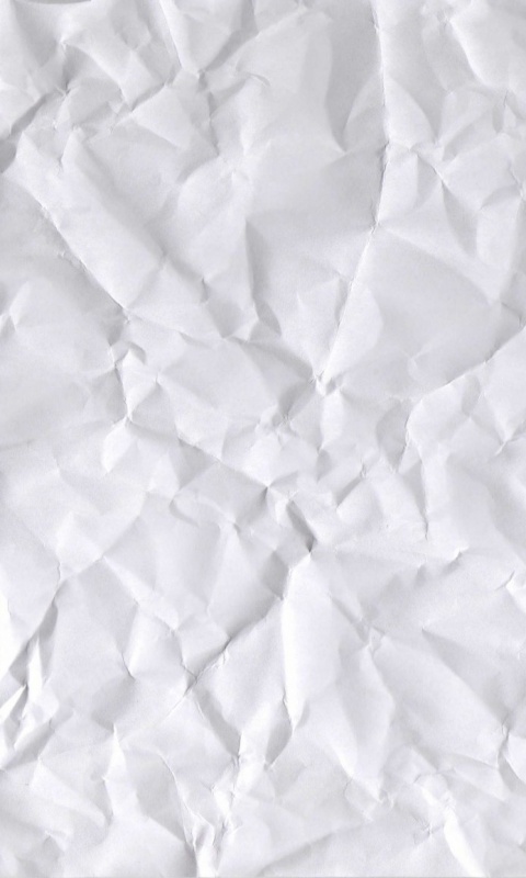 Мятый лист белой бумаги A4 обои