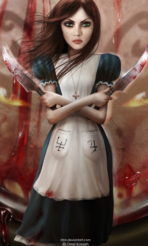 Алиса гроза страны чудес обои