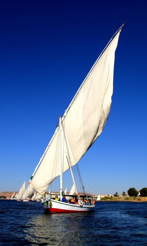 Под парусами обои