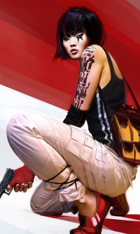 Фейт с пистолетом обои