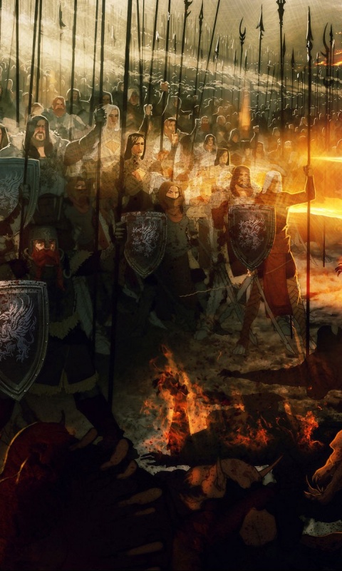 Борьба против порождений тьмы обои