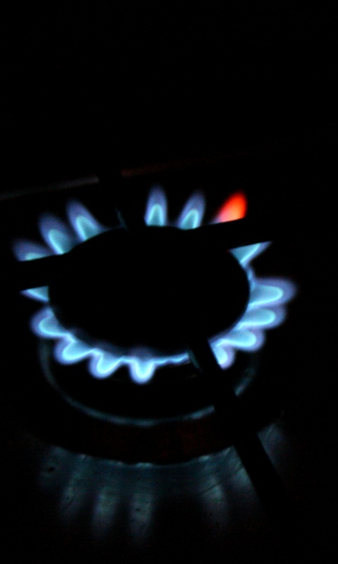Огонь газовой горелки обои